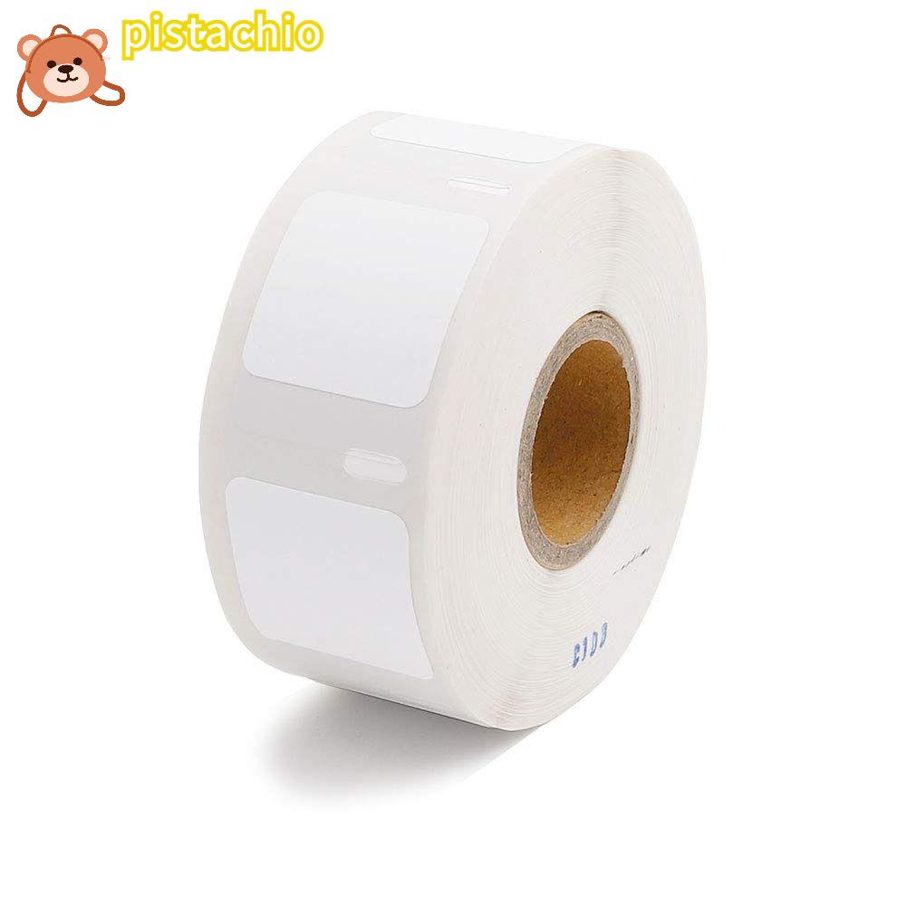PISTA Bộ 2 Cuộn Nhãn Dán Hình Vuông Màu Trắng Có Thể Tháo Rời