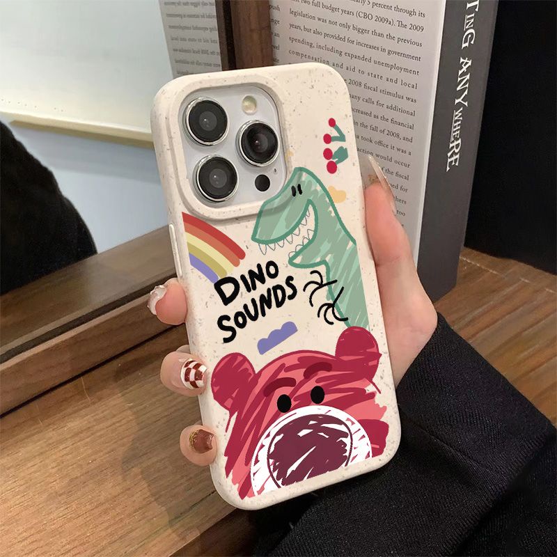 Ốp Điện Thoại Mềm Chống Sốc In Hình Khủng Long Cho Iphone 87 13 14pro 11 max 12 HX8G