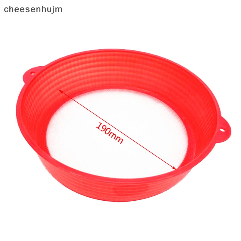 Dụng Cụ Rây Bột Bằng Nhựa Hình Tròn 19cm Cầm Tay Tiện Dụng Cho Nhà Bếp