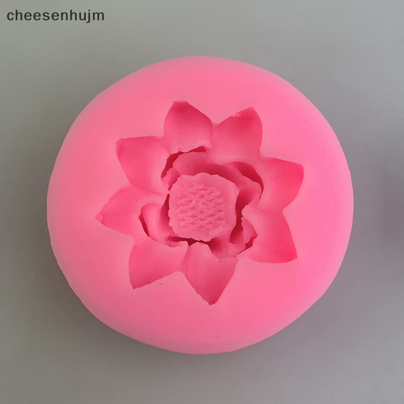 1 Khuôn Làm Bánh / Sô Cô La / Bánh Cupcake Hình Hoa Sen Bằng Silicone DIY