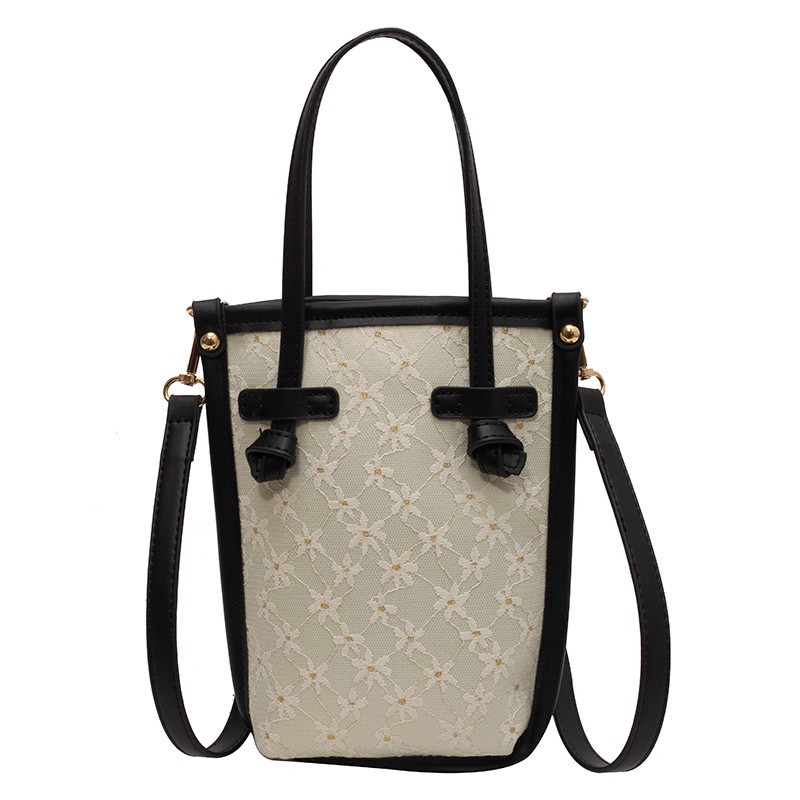 Túi Đeo Chéo Đựng Điện Thoại Phối Ren Thời Trang Hàn Quốc