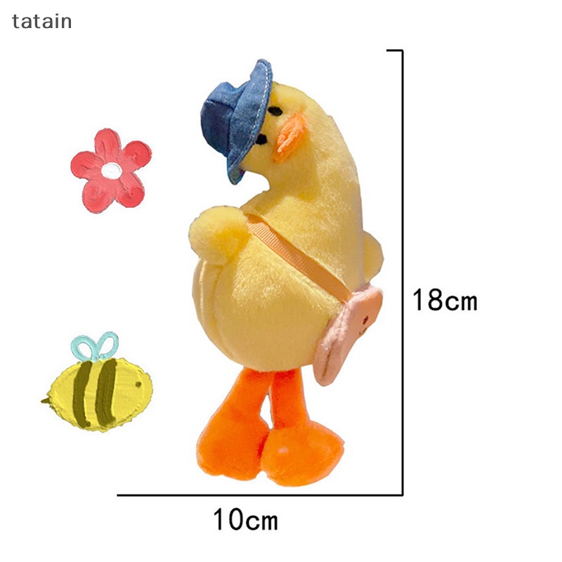 Móc Khóa Hình Chú Vịt Nhồi Bông Đáng Yêu