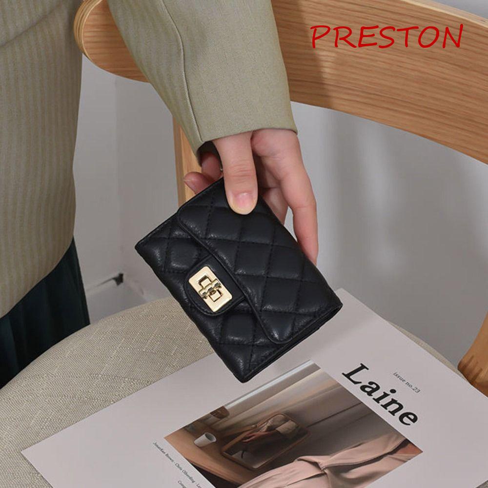 Ví Da PU Đựng Tiền Xu Màu Trơn Phong Cách Hàn Quốc Thời Trang