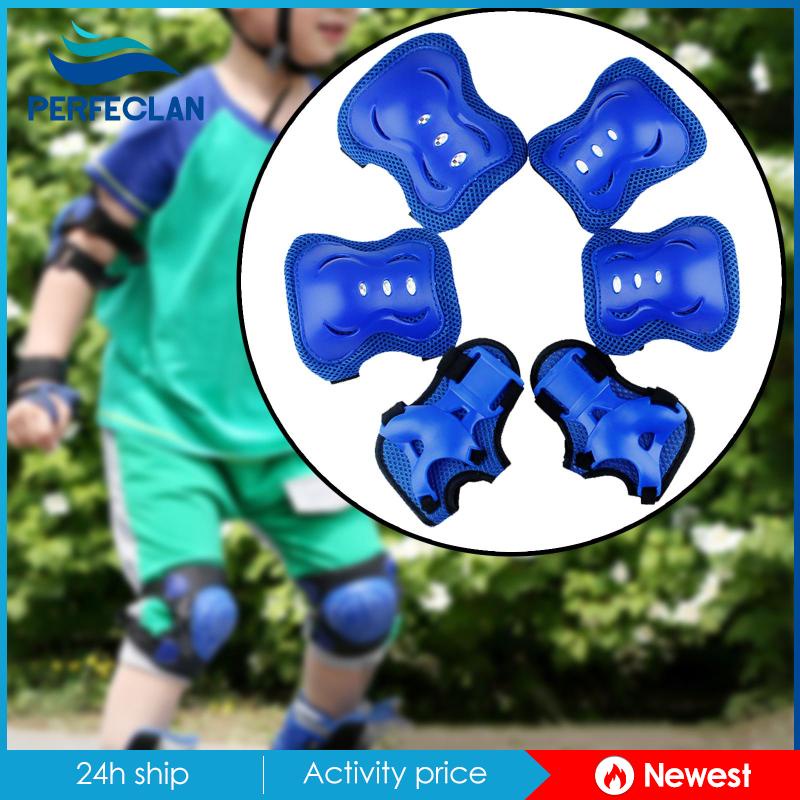 Bộ Đệm Bảo Vệ Đầu Gối Và Khuỷu Tay Thoải Mái Cho Bé Tập Trượt Ván