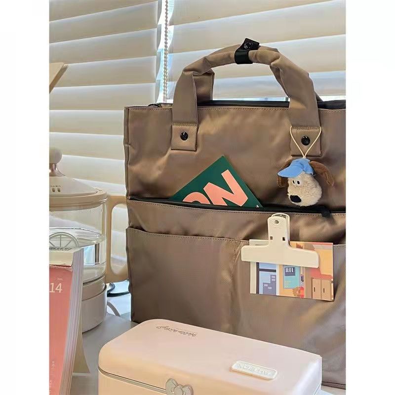 Đi bộ đường dài ba lô dung lượng lớn túi phong cách mới túi vải nylon ba lô túi đi lại lớp túi xách máy tính haobing boutiqu
