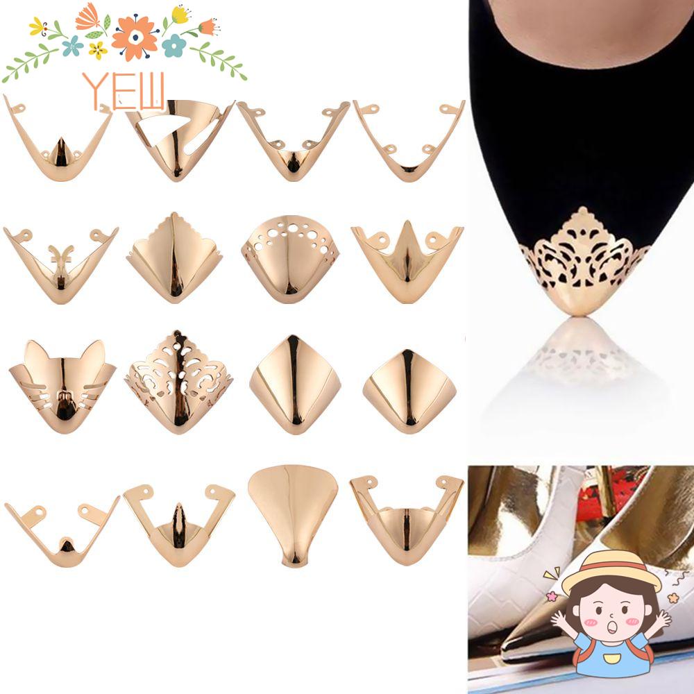 1 Cặp Kẹp Kim Loại Bóng Trang Trí Giày Cao Gót Thời Trang