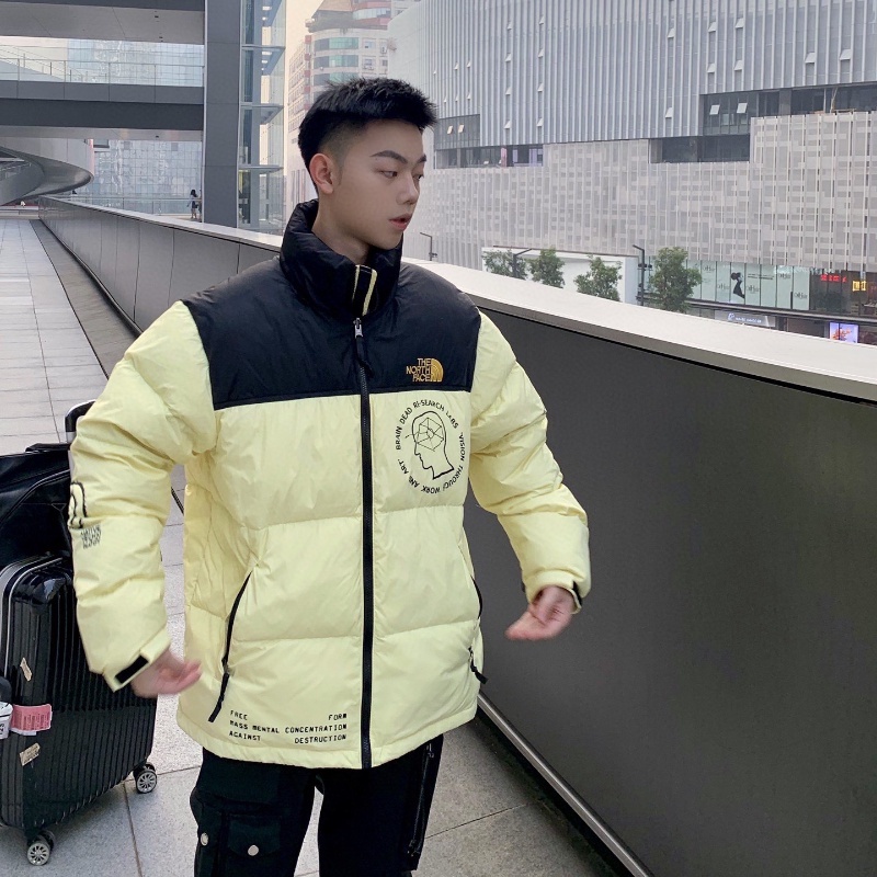 THE NORTH FACE Áo Khoác Cổ Đứng The North Facexrain Dead100% Chính Hãng TNF Co-Brand In Họa Tiết Graffiti Cổ Điển Giữ Ấm Cho Nam Và Nữ