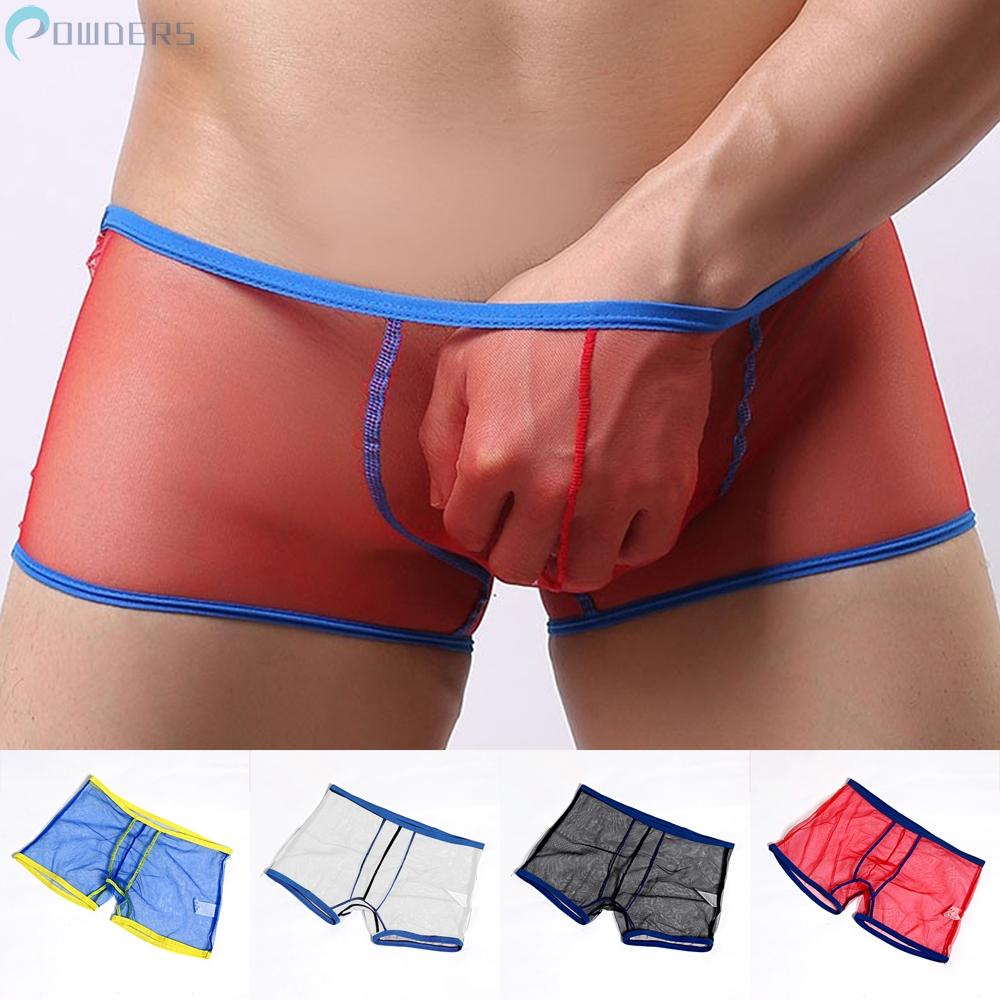 Quần Lót Nam Dạng Lưới Màu Sắc Thời Trang