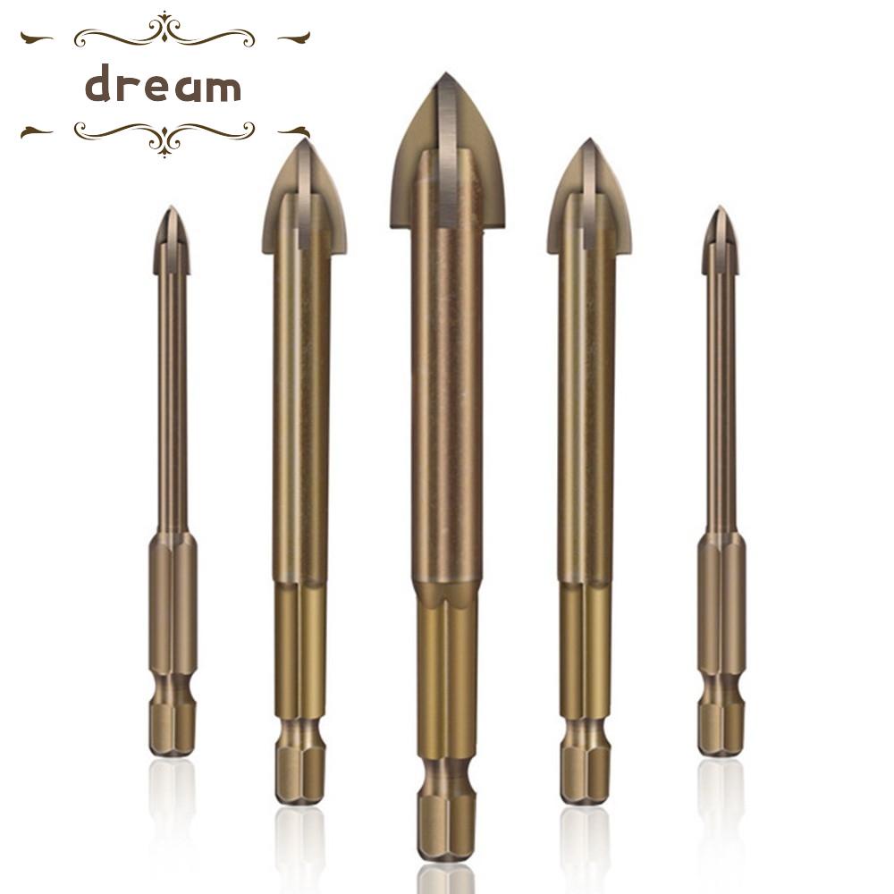 【DREAMLIFE】Drill Bits Ceramic Tiles For Electric Hand Drill Marble Thin Iron Plate