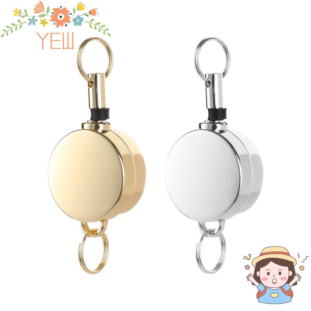 Set 1 / 2 / 4 Móc Khóa Có Thể Thu Gọn Bằng Thép Không Gỉ Tiện Dụng