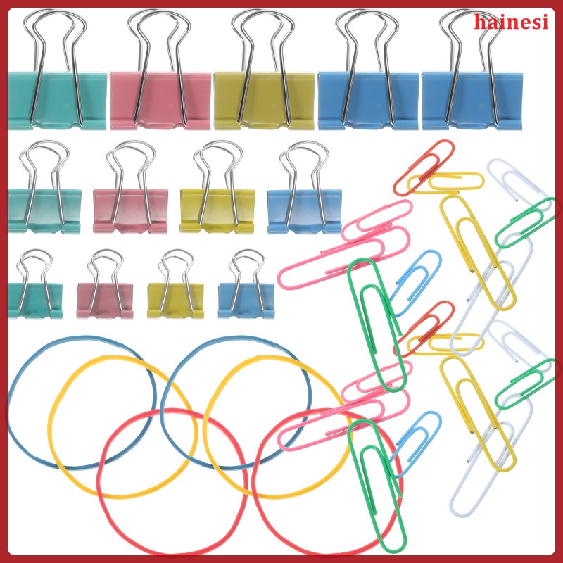 Kẹp Giữ Tài Liệu Văn Phòng Bằng Nhựa Và Kim Loại Tiện Dụng