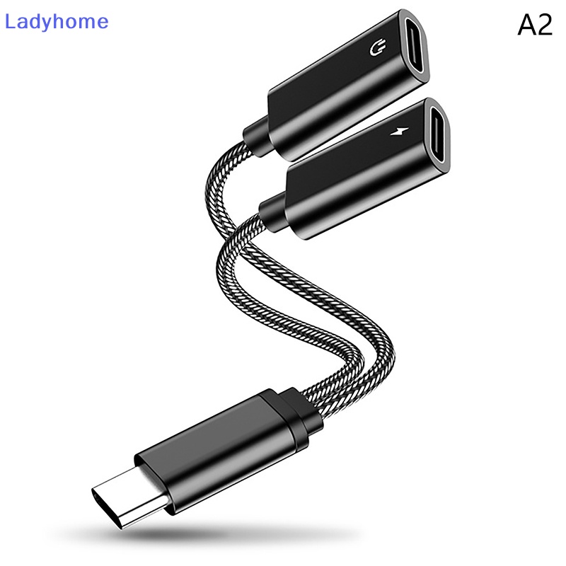 Cáp Chuyển Đổi Âm Thanh Tai Nghe 3.5mm 2 Trong 1 Loại C Chất Lượng Cao Cho iPad Pro Air Samsung