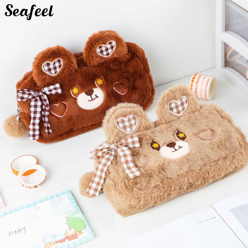 Túi Đựng Bút Đa Năng Sức Chứa Lớn Có Khóa Kéo Cho Học Sinh