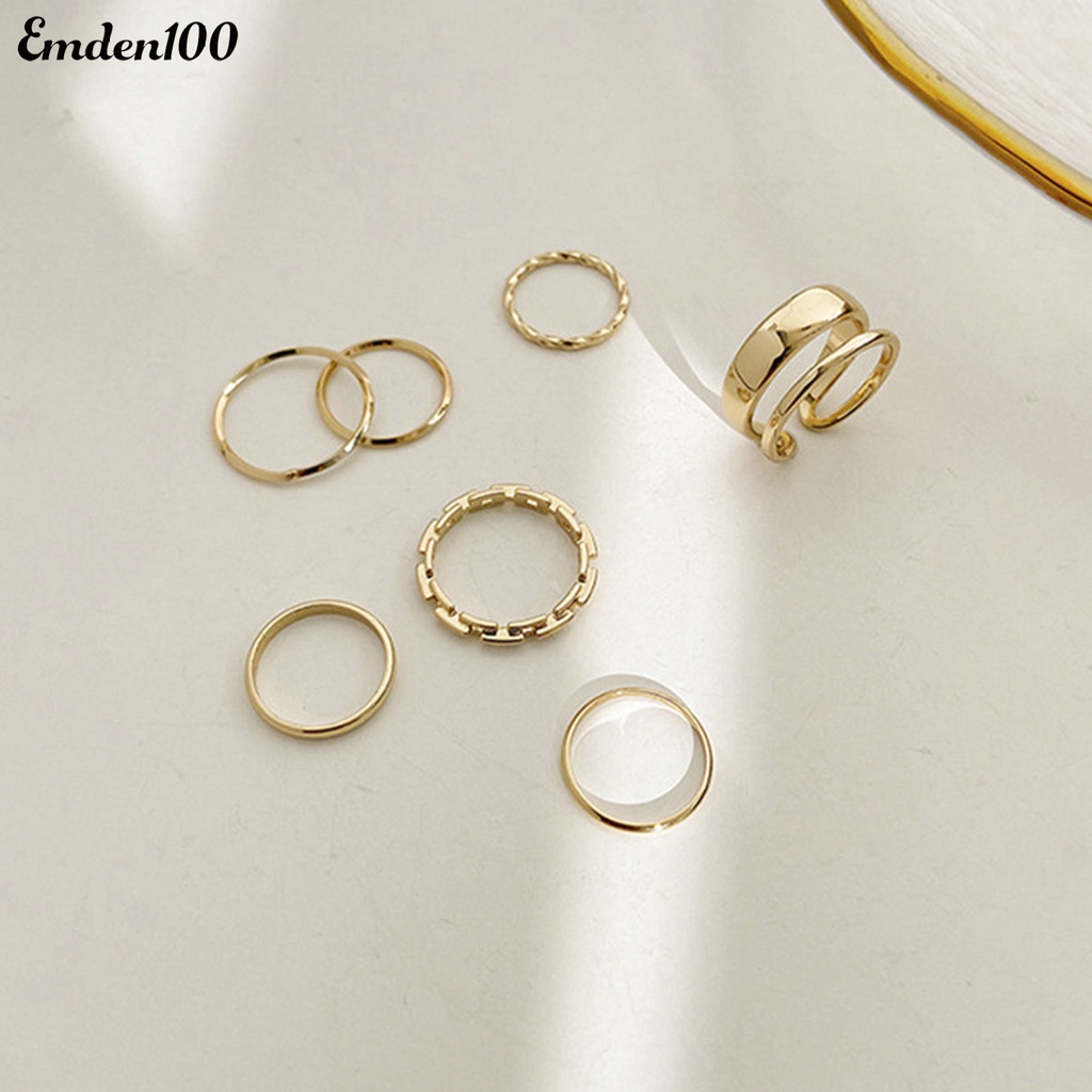 Set 7 Nhẫn Đeo Khớp Ngón Tay Thời Trang Nữ