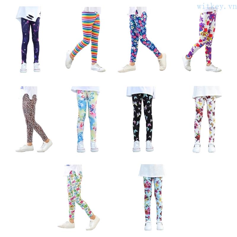 Quần Legging Giữ Ấm Thoáng Khí Thời Trang Mùa Xuân Cho Bé Gái