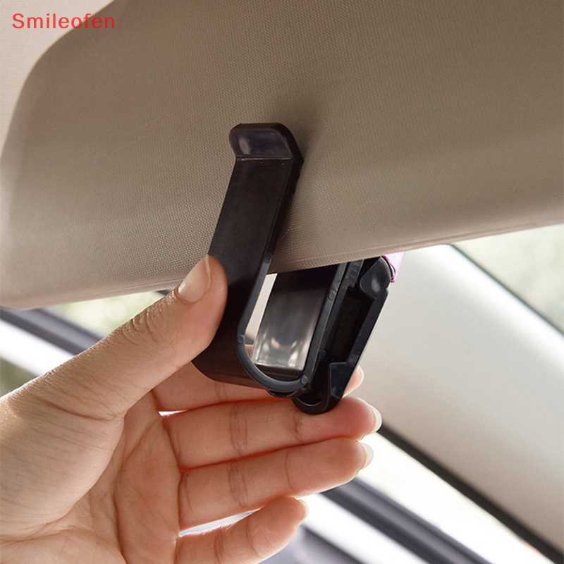 [Smileofen] Hộp Đựng Mắt Kính / Thẻ Kẹp Tấm Chắn Nắng Xe Hơi Phổ Thông Mới