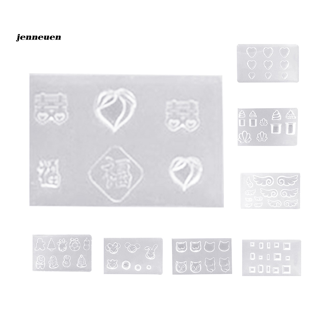 Khuôn Silicone Tạo Hình Mèo Trang Trí Móng Tay