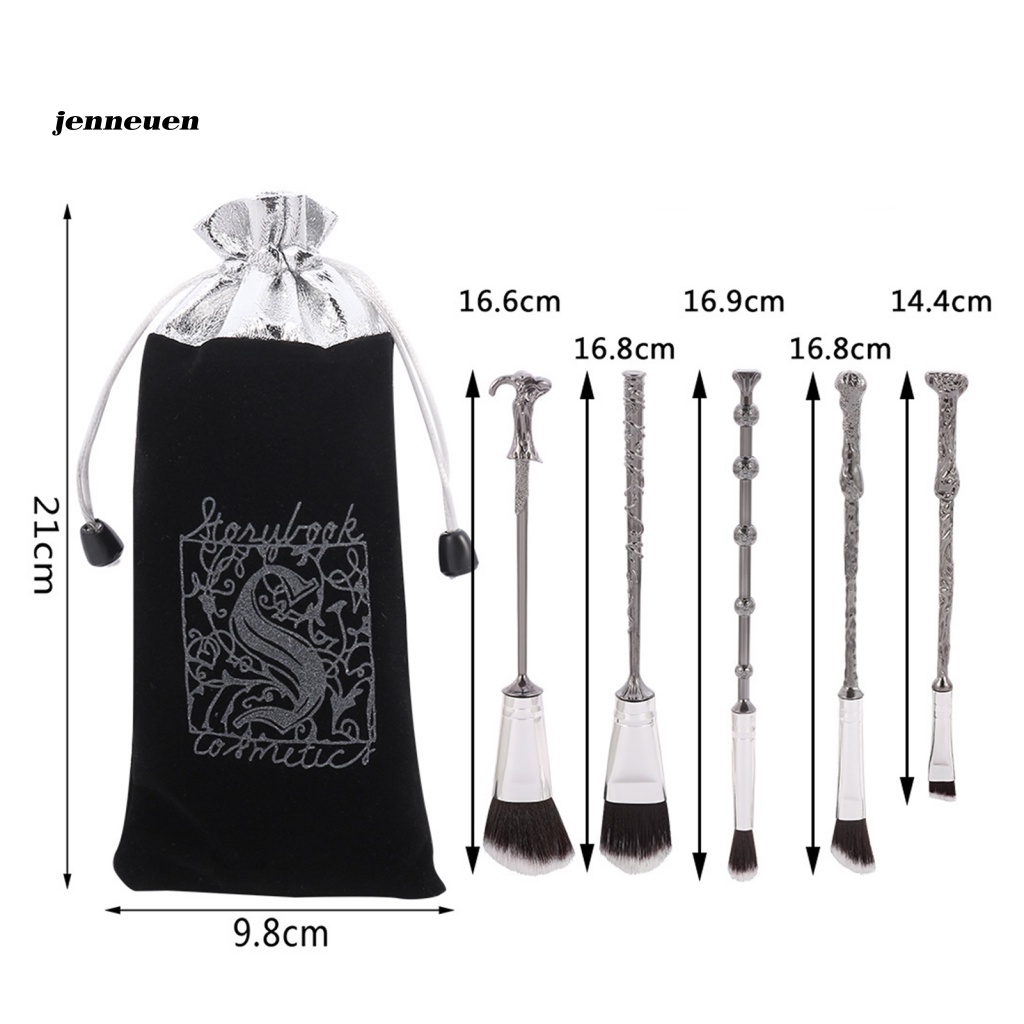 Set 5 Cọ Trang Điểm Phấn Mắt Siêu Mềm Nhanh Chóng Tiện Dụng