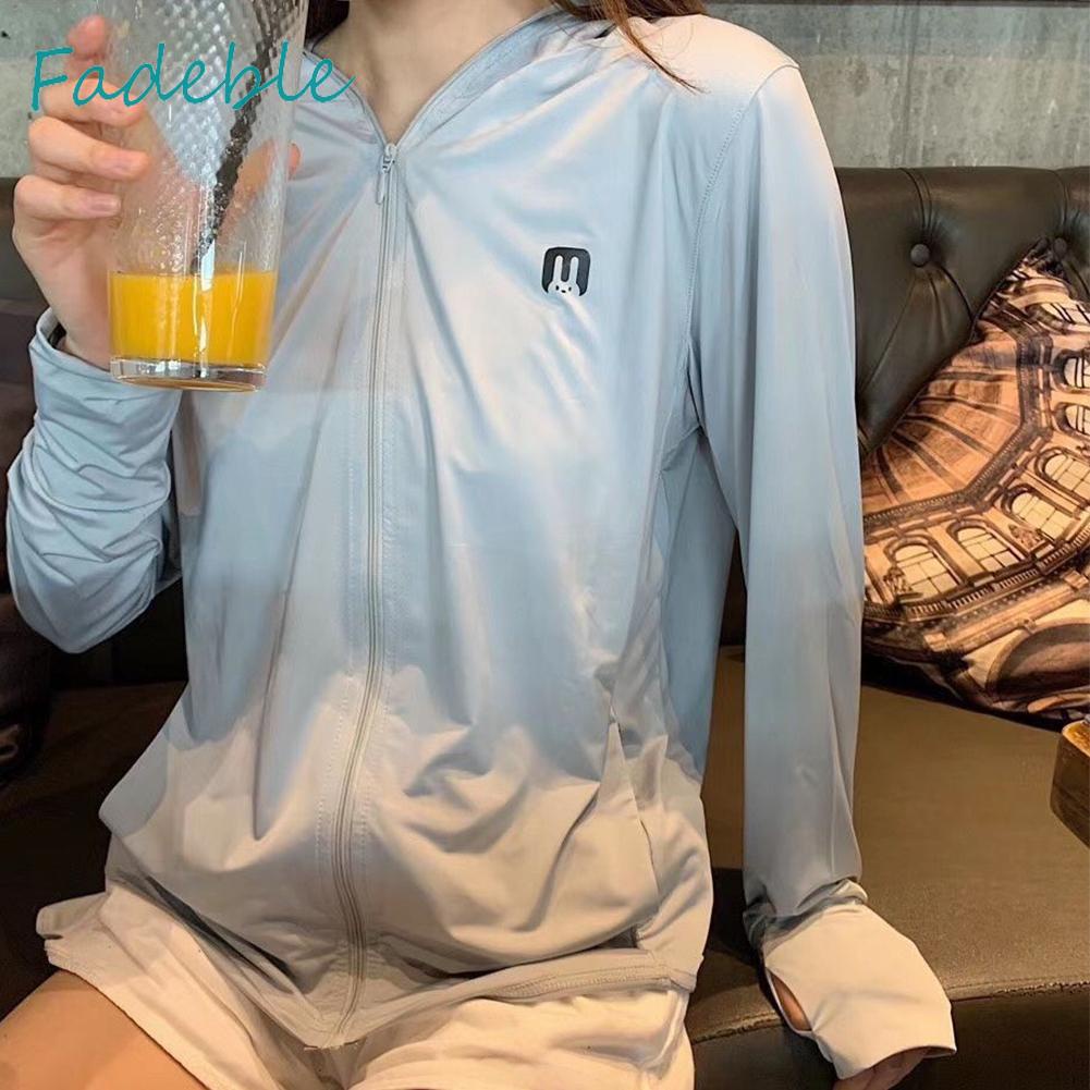 Áo Khoác Chống Nắng / Tia UV / Gió Chất Liệu Lụa Lạnh Nhanh Khô Thoá