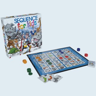 Jax SEQUENCE for Kids Board Game - The 'No Reading Required' Strategy Game