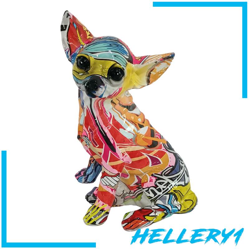 Đồ trang trí Chihuahua Bằng Nhựa Resin Thủ Công Hiện Đại Trang Trí Nhà Cửa