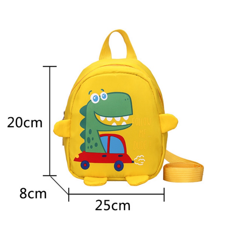 Balo Hình Khủng Long Dễ Thương Cho Bé 2-6 Tuổi
