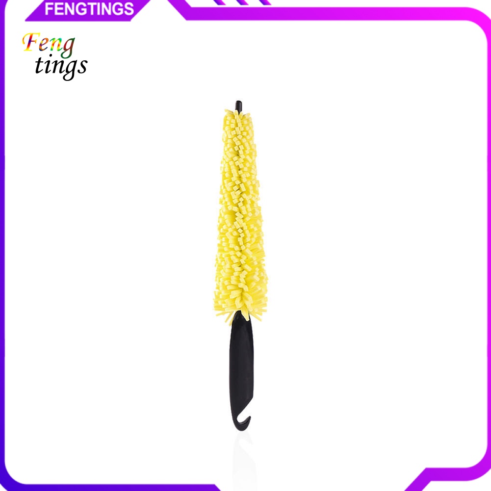 Cọ Vệ Sinh Bánh Xe Hơi Có Tay Cầm Màu Vàng Tiện Dụng