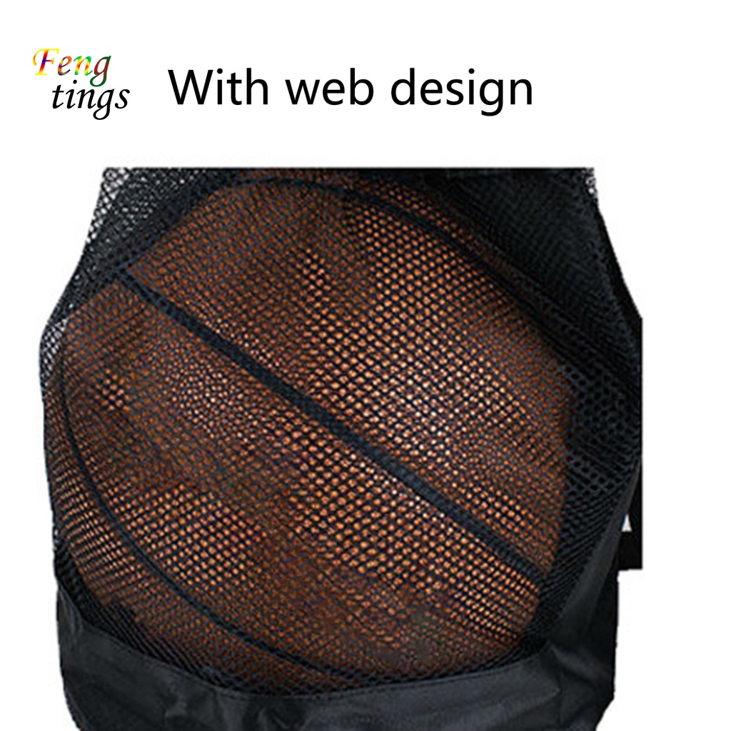 Ba Lô Thể Thao Bóng Rổ Có Dây Rút Nửa Lưới Có Thể Điều Chỉnh