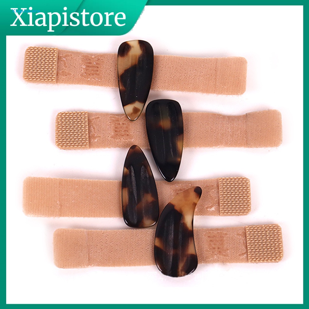 Set 4 Vỏ Bọc Ngón Tay Chơi Nhạc Cụ Phong Cách Trung Hoa Có Thể Điều Chỉnh