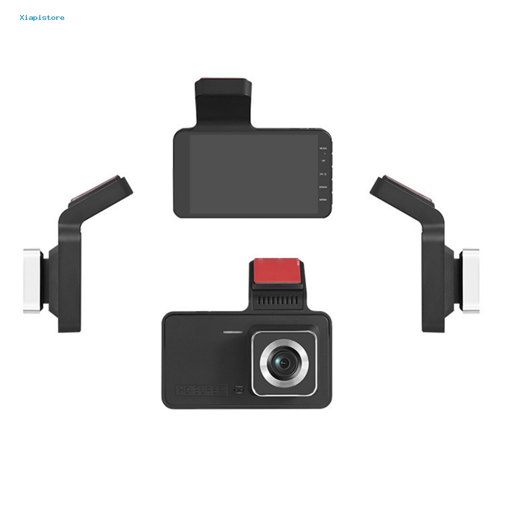 Camera Ghi Hình Cảm Ứng Góc Rộng 140 Độ 4 Inch Hỗ Trợ Thẻ TF Quay 1080P Cho Xe Hơi