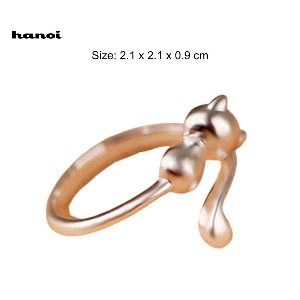 Nhẫn Hở HìNh MèO Dễ Thương Cho Nữ