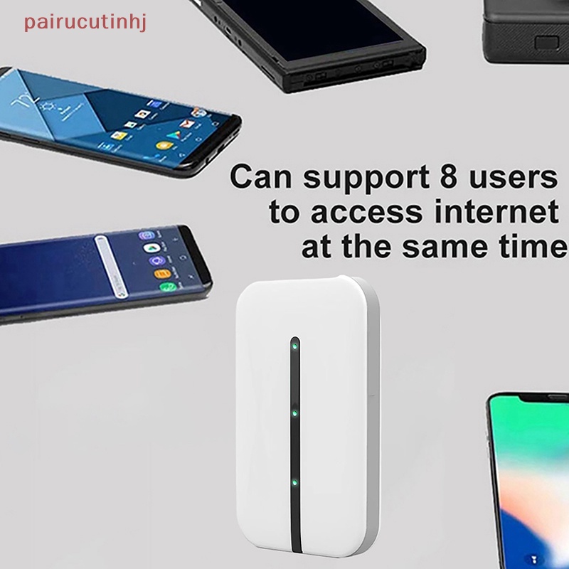 Cặp Bộ Phát WiFi Không Dây Di Động MiFi 4G Với Khe Sim Cho Xe Hơi