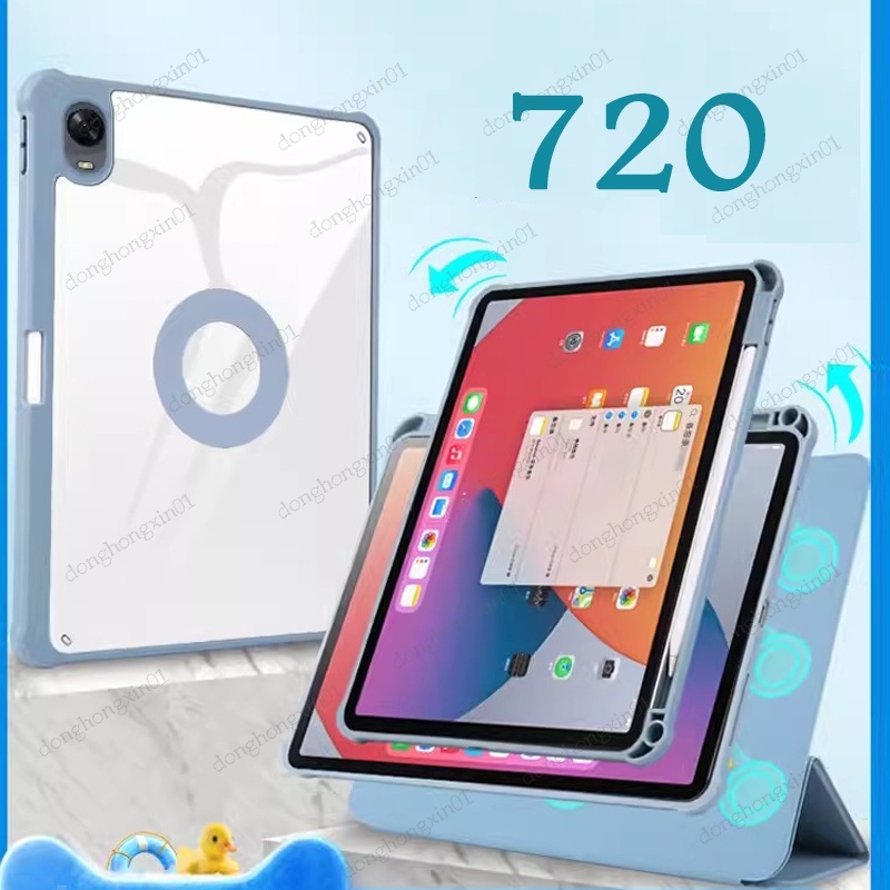 Bao Da PU Máy Tính Bảng Phối Acrylic Bảo Vệ Toàn Diện Cho OPPO Pad Air 10.36inch 11.61Inch 2 11inch Ốp