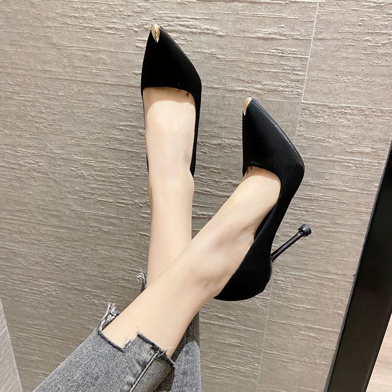 Giày Cao Gót Mũi Nhọn Thiết Kế Mới Cao Cấp Thời Trang Dành Cho Nữ