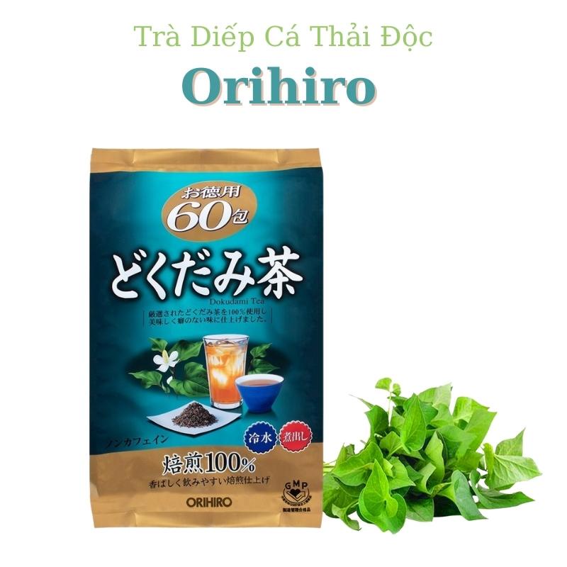Trà thải độc diếp cá Dokudami Orihiro túi 60 gói