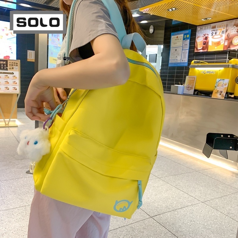 STARRY Solo Balo Nữ cặp đi học balo du lịch balo nữ da L95S23L
