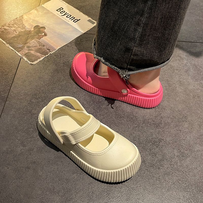 HHH Dép sandal nữ dép đi biển dép mary jane Đế Dày 2023NEW Thoải Mái Xinh Xắn