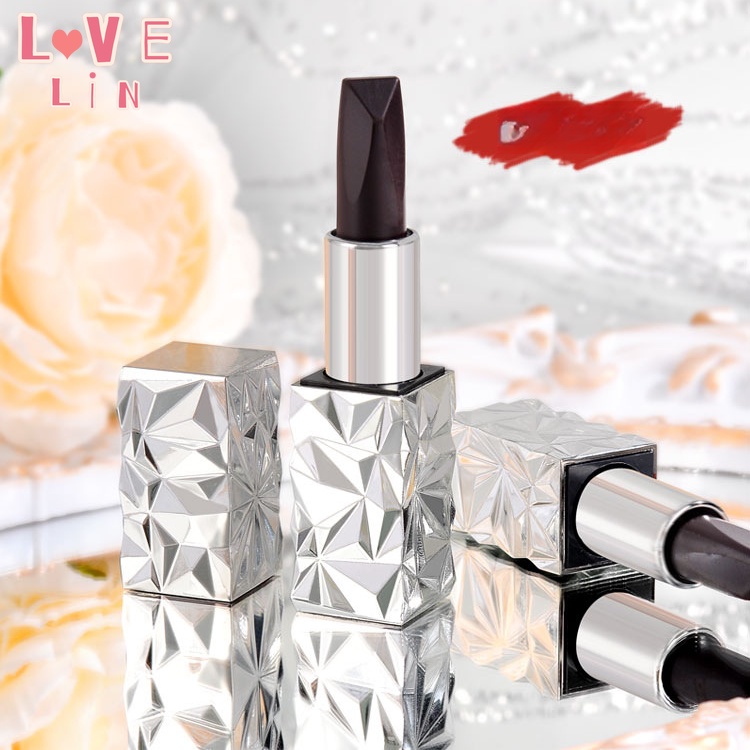 Son Dưỡng Môi Kim Cương Đen Ba Màu Thay Đổi Màu Dưỡng Ẩm Lâu Trôi Không Phai Màu Không Bị Phai Màu