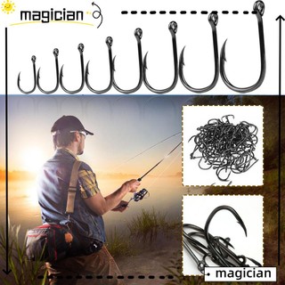 Set 100 móc câu cá chất liệu thép cacbon cao cấp
