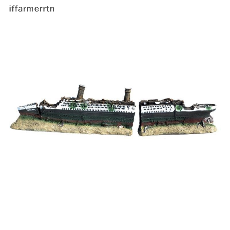 Đồ trang trí Tàu Titanic Trang Trí Bể Cá