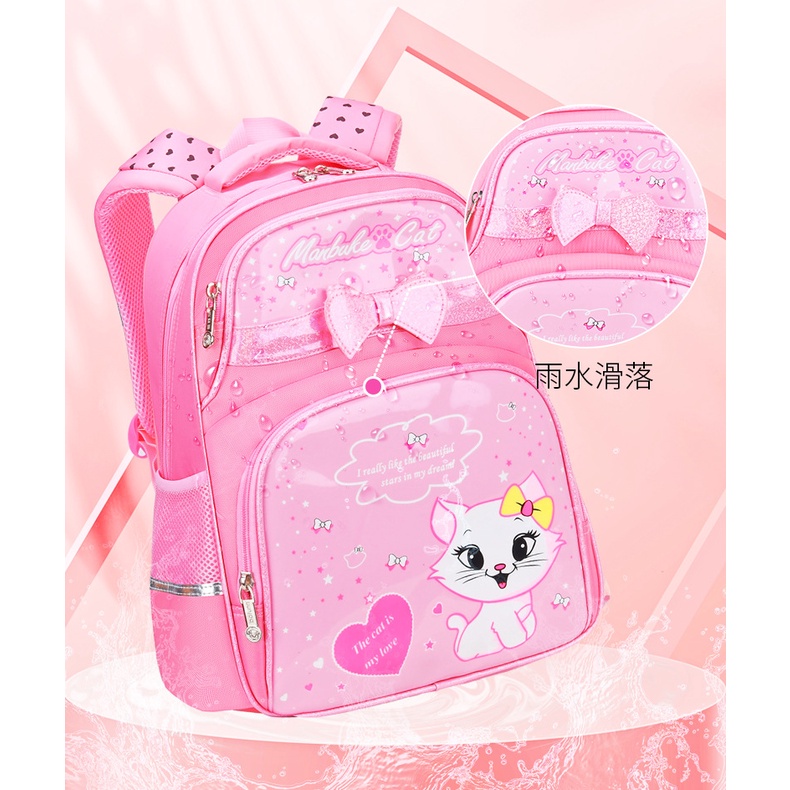 Ba Lô Đi Học Cỡ Lớn In Họa Tiết Hoạt Hình Chú Mèo Dễ Thương Thời Trang 2023 Cho Bé Mẫu Giáo