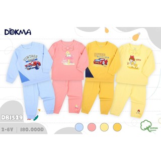 Dokma bộ quần áo cotton dài tay bé trai bé gái 2-6 tuổi db1529 - 𝐒ó𝐜 𝐁𝐚𝐛𝐲 𝐌𝐎𝐌 𝐀𝐍𝐃 𝐁𝐀𝐁𝐘