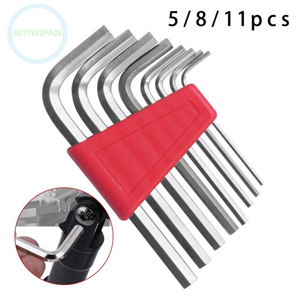 ⚡READYSTOCK⚡Hex Wrench Kit Double End 5/8/11pcs Hex Key Brand New L Type Hex Wrench