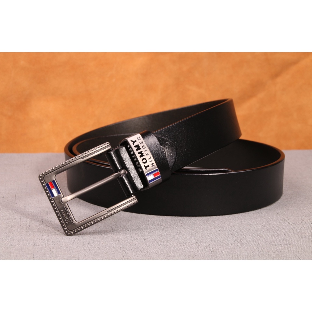 Tommy hilfiger thắt lưng mỏng dây đeo thắt lưng bằng da thật thời trang blogger xu hướng thắt lưng ghim khóa thắt lưng nam và nữ đồng quê