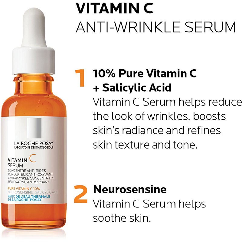 Vitamin C Nguyên Chất 10% Serum Dưỡng Da Mặt 30Ml Chứa Axit Chống Nhăn Chống Oxy Hóa Tinh Chất Mặt JULYSTAR