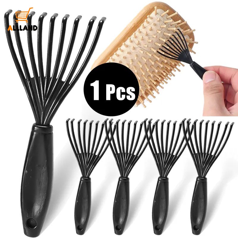 Dụng Cụ Vệ Sinh Lược Chải Tóc Mini Cầm Tay Bằng Nhựa