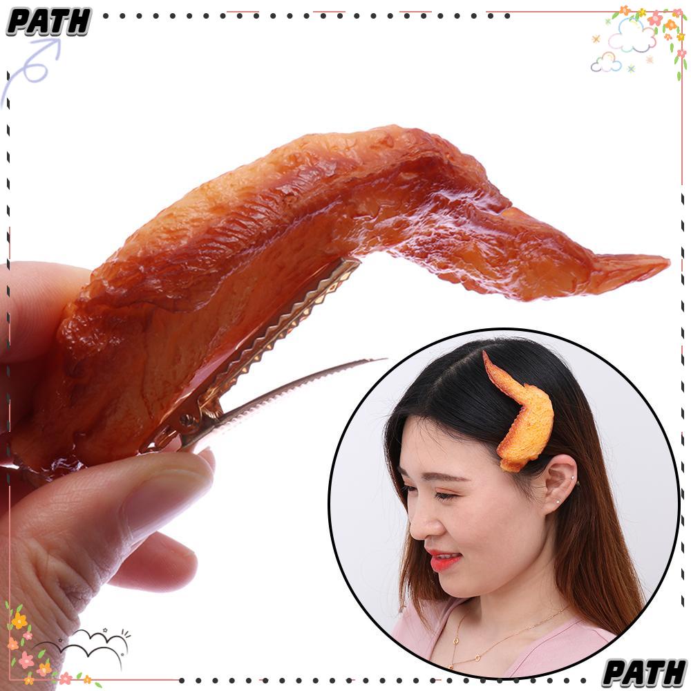 Kẹp tóc hình đồ ăn 3D dễ thương thời trang cho nữ