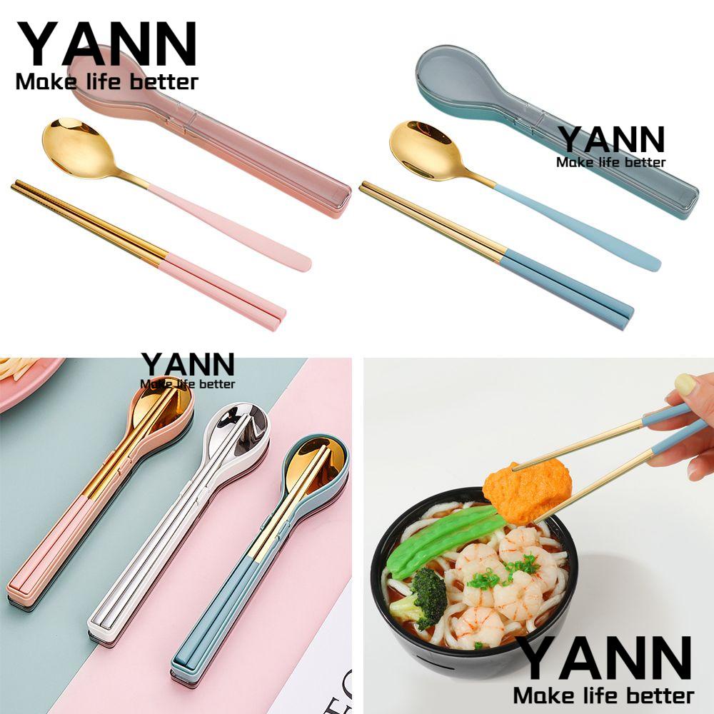 Bộ Muỗng Đũa Nĩa 1 Món Thiết Kế Nhỏ Gọn Tiện Dụng Mang Theo Du Lịch /