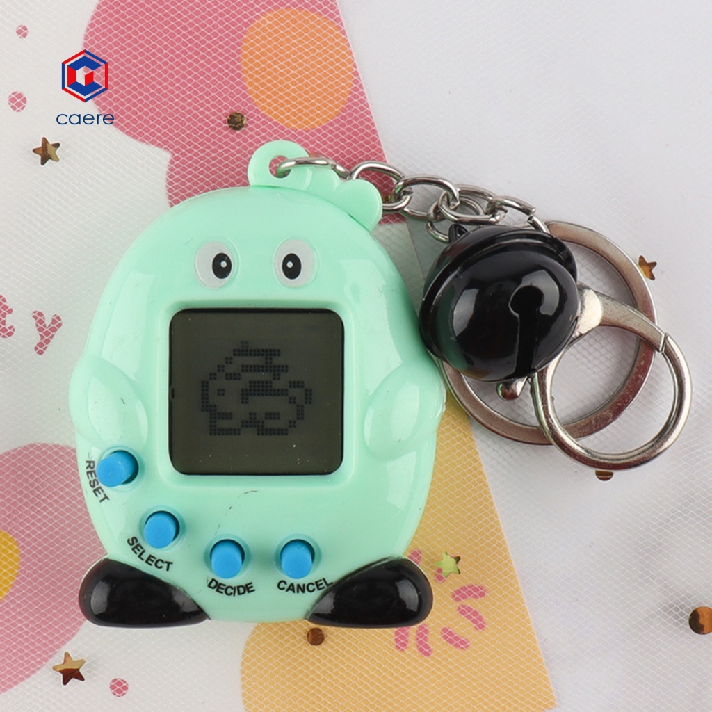 Móc Khóa Hình Máy Nuôi Thú Cưng Chim Cánh Cụt Hoạt Hình Đáng Yêu