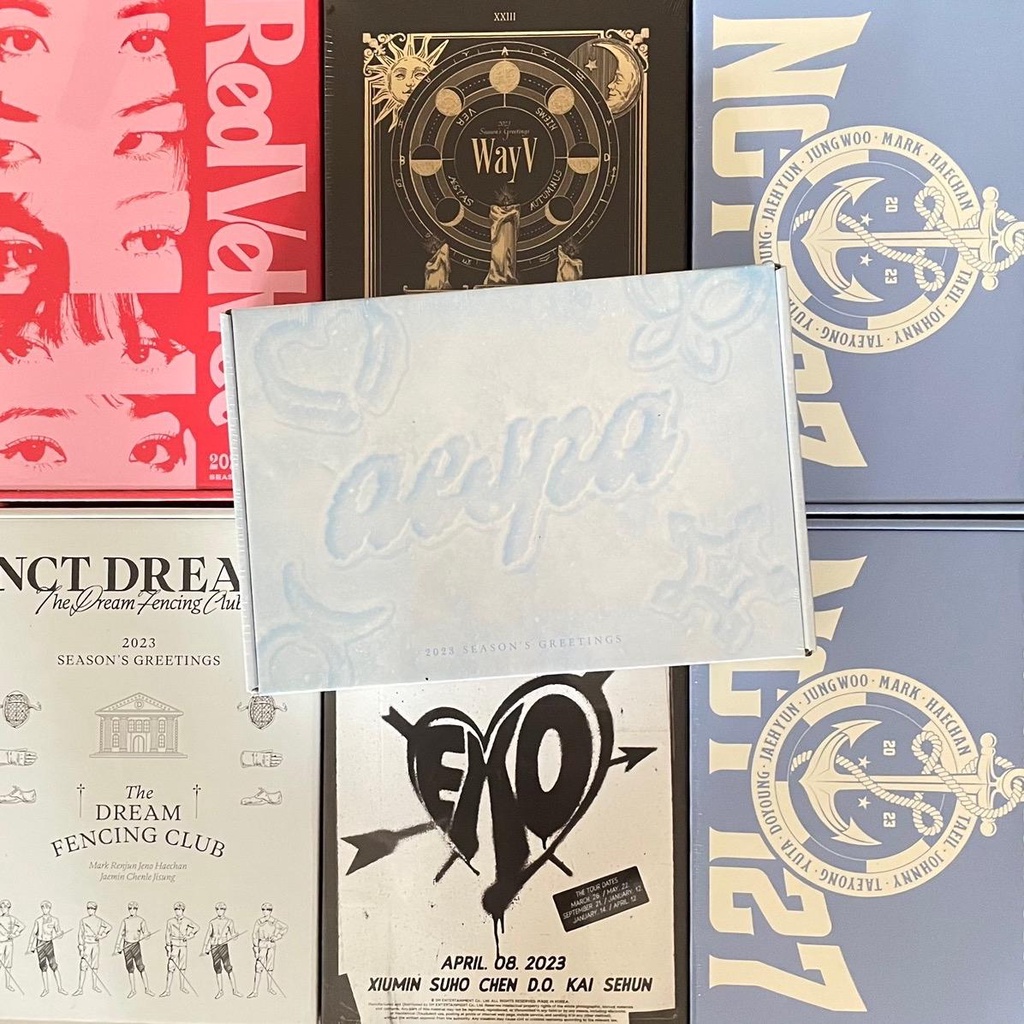Bộ ảnh SSG Season’s greeting NCT 127, NCT Dream , Red velvet , EXO , Aespa
